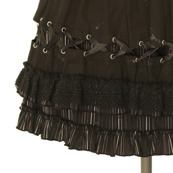 h.naoto ANARCHY ゴスロリ レッグカバー付きスカート