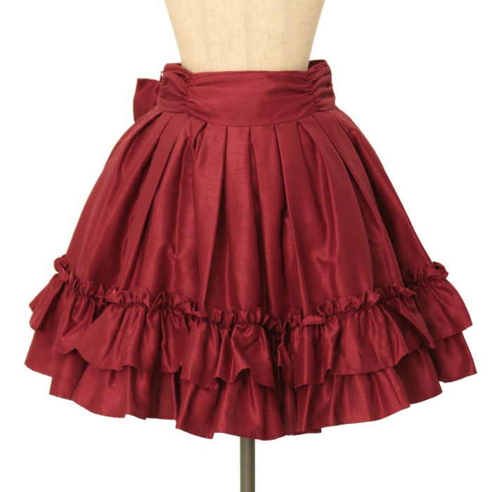 Victorian maiden*ダブルバッスルシフォンフリルスカート*ピンク
