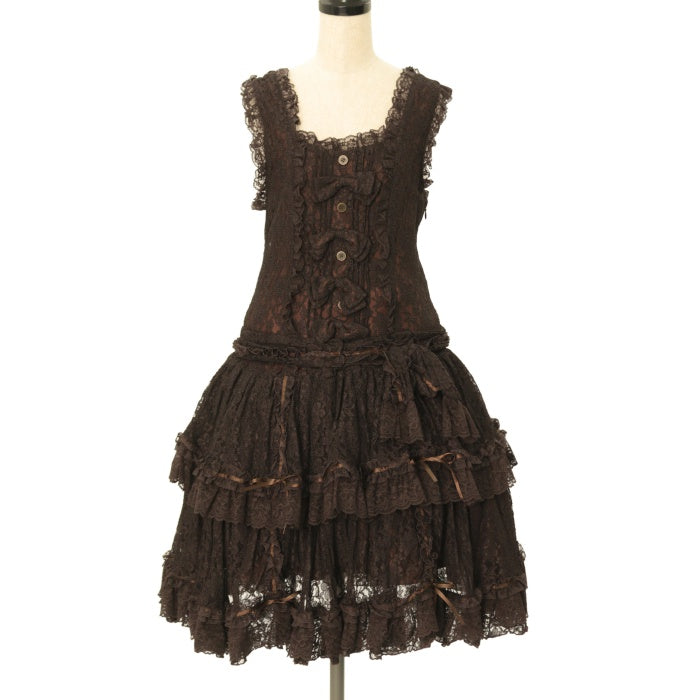 USED】総レースケープ付ジャンパースカート | metamorphose Wunderwelt