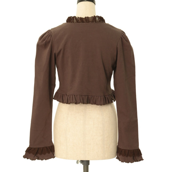 ミルフィーユ姫袖ボレロ リボンレース姫袖ボレロ》BLACK | HIDOLATRAL THEODOL