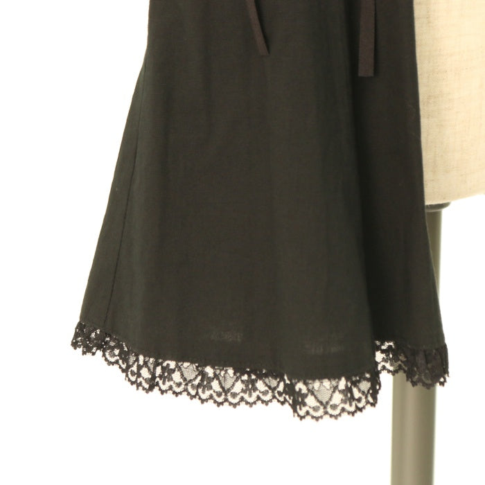 USED】【Mサイズ】姫袖レースアップブラウス | BLACK PEACE NOW