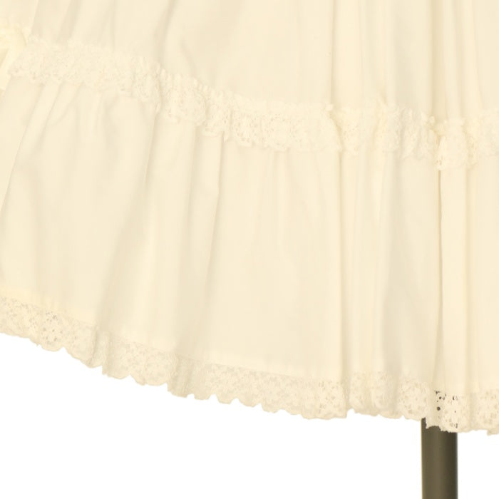 USED】両山レース無地ティアードスカート | metamorphose | ロリータ