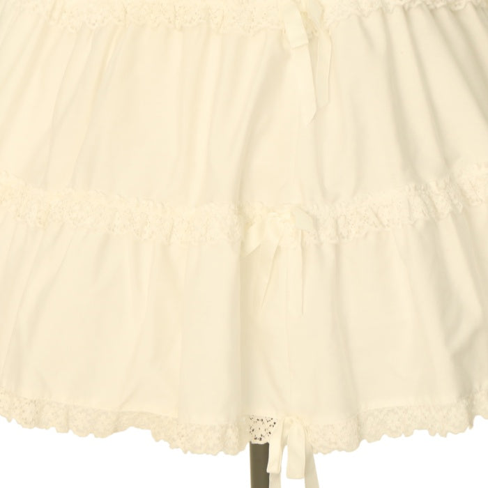 USED】両山レース無地ティアードスカート | metamorphose | ロリータ  
