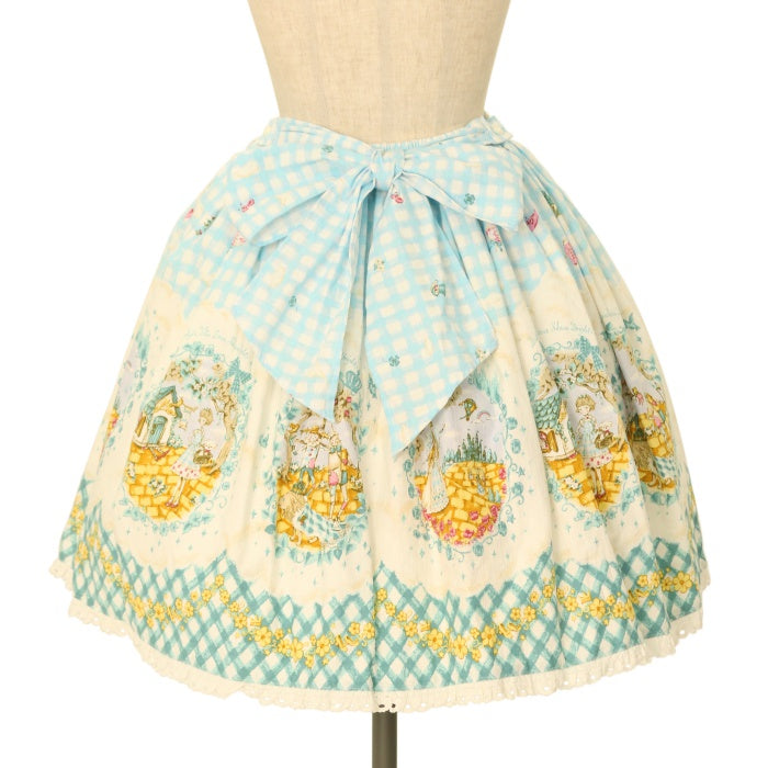 baby Wiz Me ♪Over the Rainbow柄 スカート　サックス USED】Wiz Me ♪ Over the Rainbow柄 スカート | BABY, THE