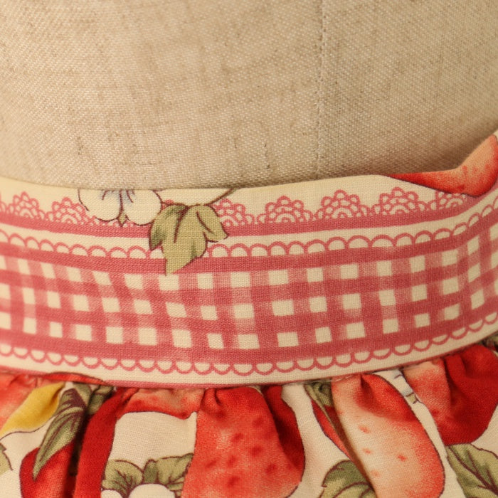 USED】ストロベリーギンガムスカート | Innocent World