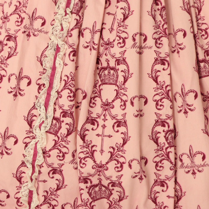 USED】クラウンクロスあみあげジャンパースカート