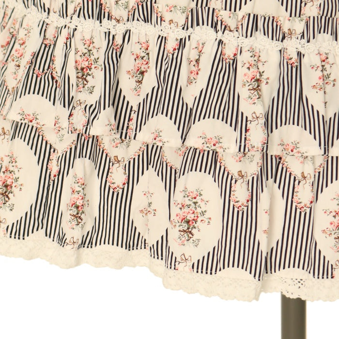 USED】Stripe Bouquet ジャンパースカート | BABY, THE STARS SHINE