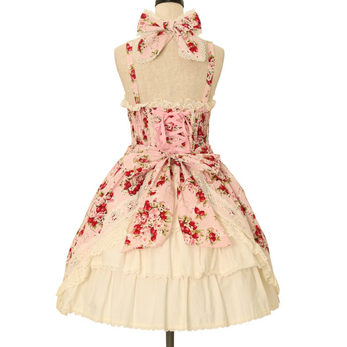 USED】シュガーブーケ柄 シャーリングプリンセスジャンパー