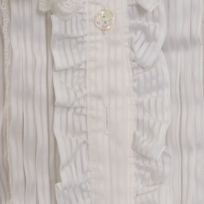 USED】Dreamストライプシフォンブラウス | Angelic Pretty | ロリータ 