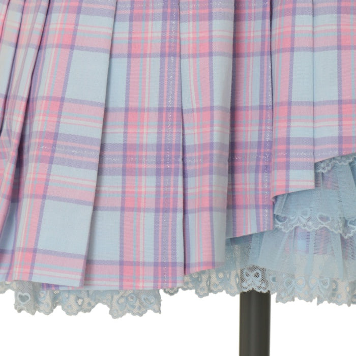 AngelicPretty マカロンタータンライダースジャンパスカートバレッタ