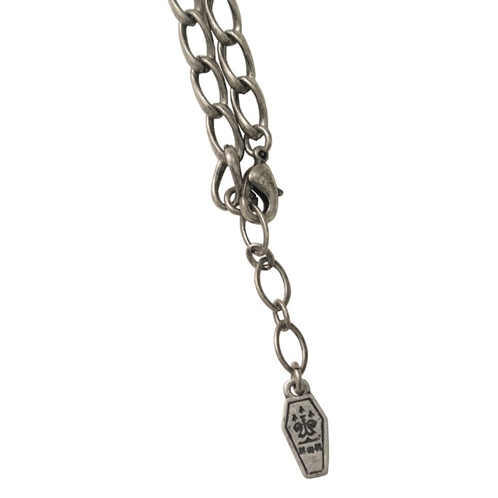 Moitie ブラックジュエル十字架チャーム Moitie ブラック