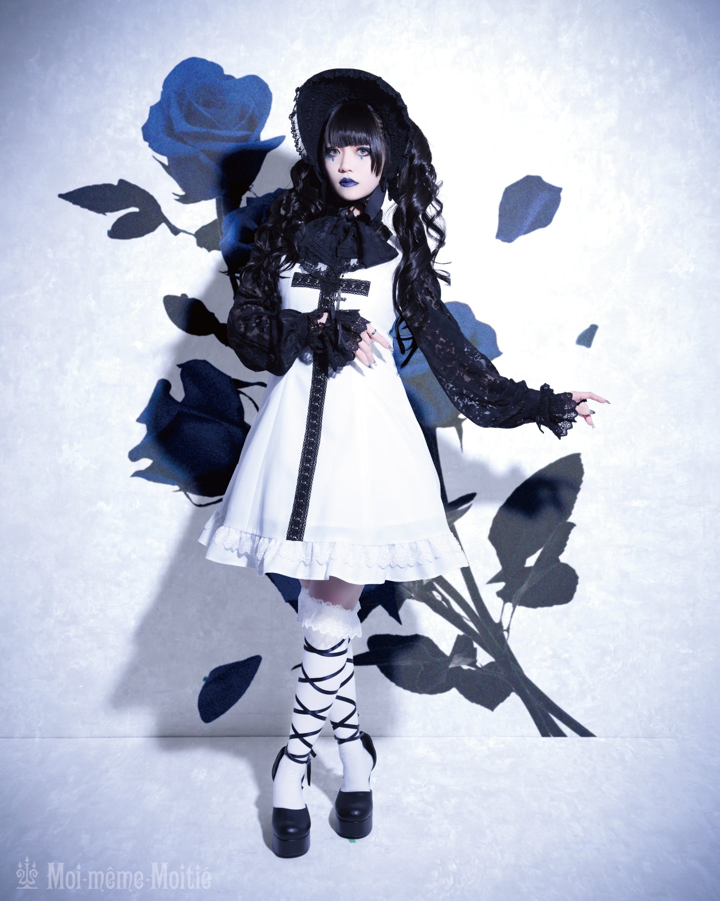 Rose Lace Cross JSK | Moi-même-Moitié | Wunderwelt Fleur - Online 