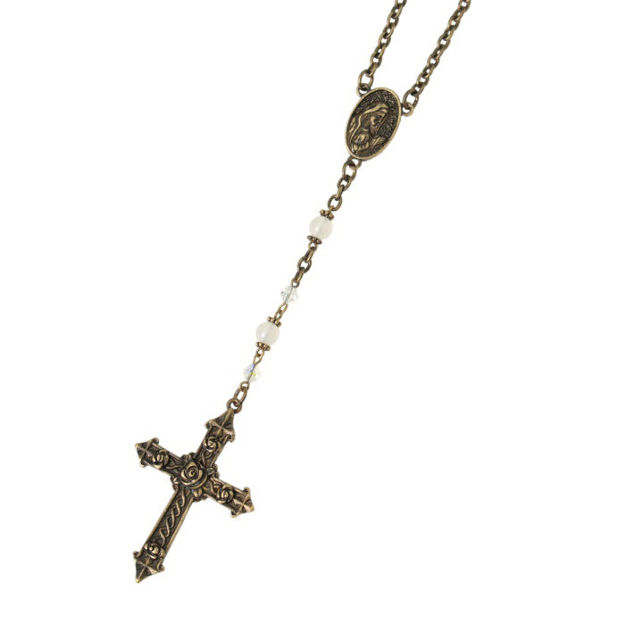 Moitie ブラックジュエル十字架チャーム Moitie ブラックジュエル十字架チャーム