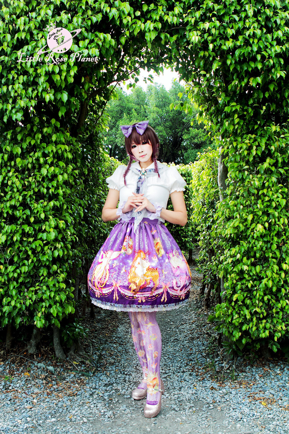 真夏の夜の妖精事典 スカート＋オーバーニーセット | Little Rose