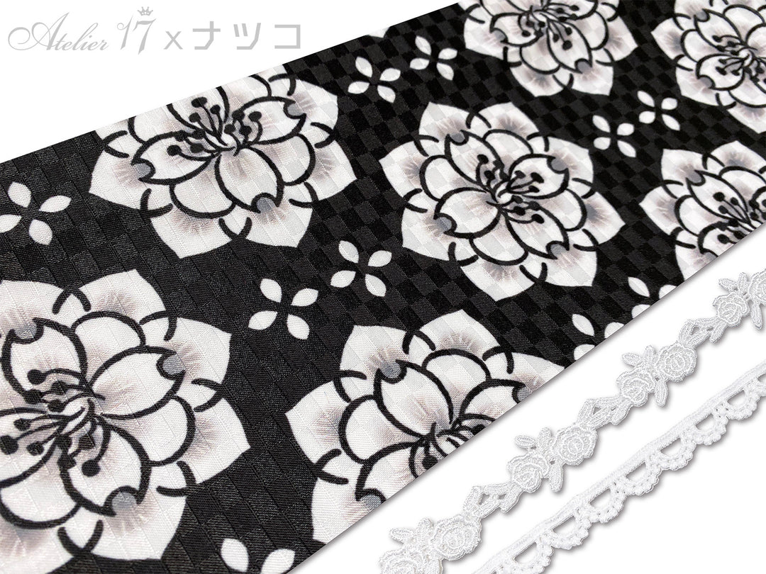 Rosa chinensis Japanese Style Waist Ribbon | Atelier 17