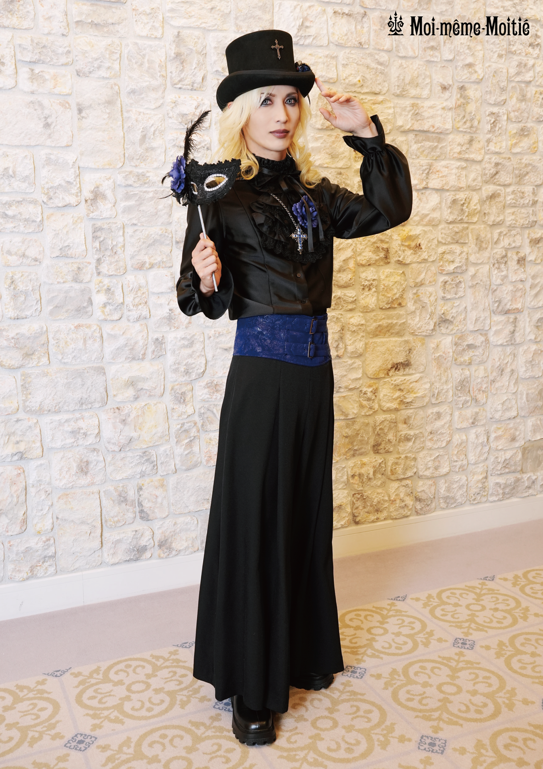 Double Belt Wide Pants (Men) | Moi-même-Moitié | Wunderwelt Fleur 